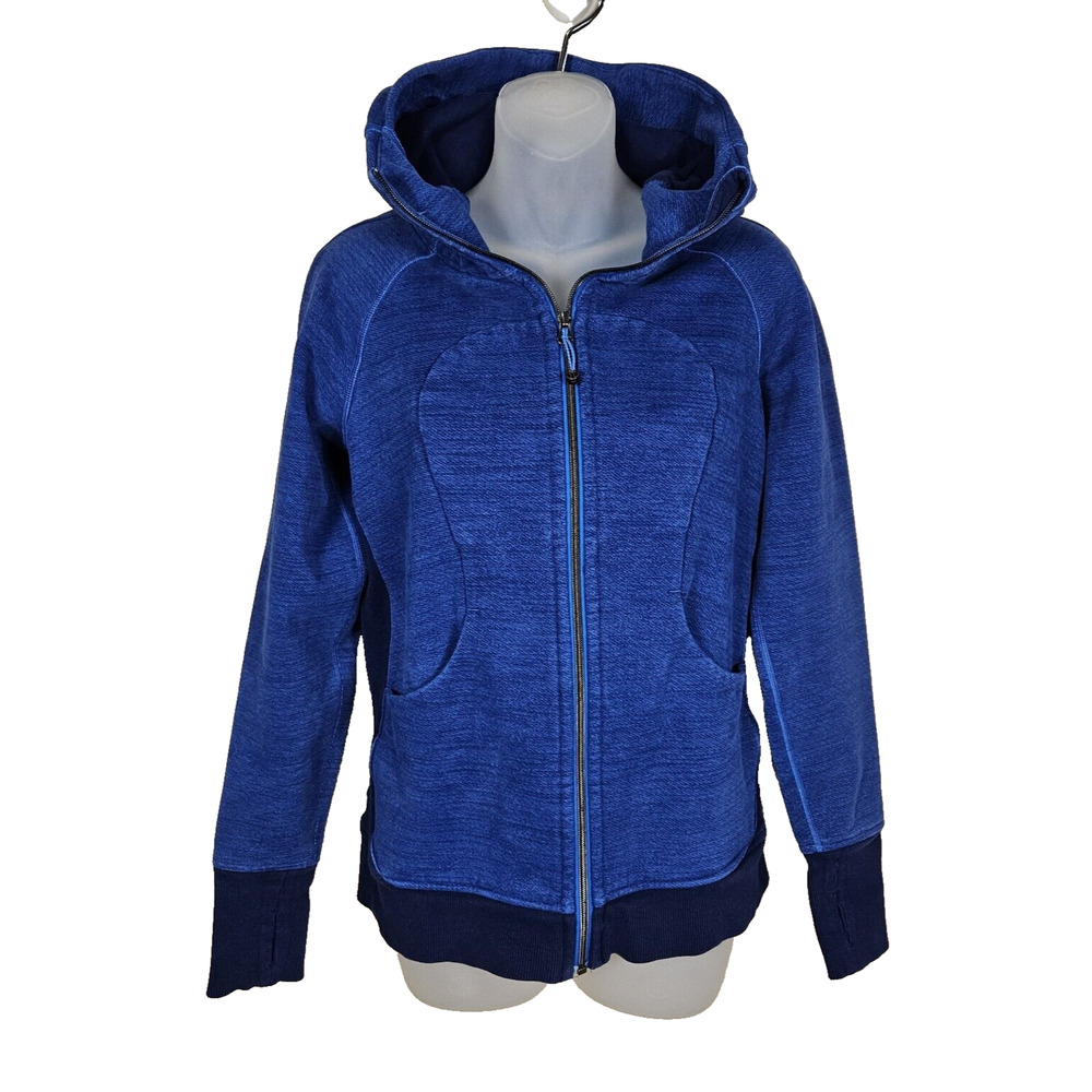 Lululemon Scuba Hoodie III SZ 8 Commuter Denim Lakeside Blue Hero W4IC8S Jacket